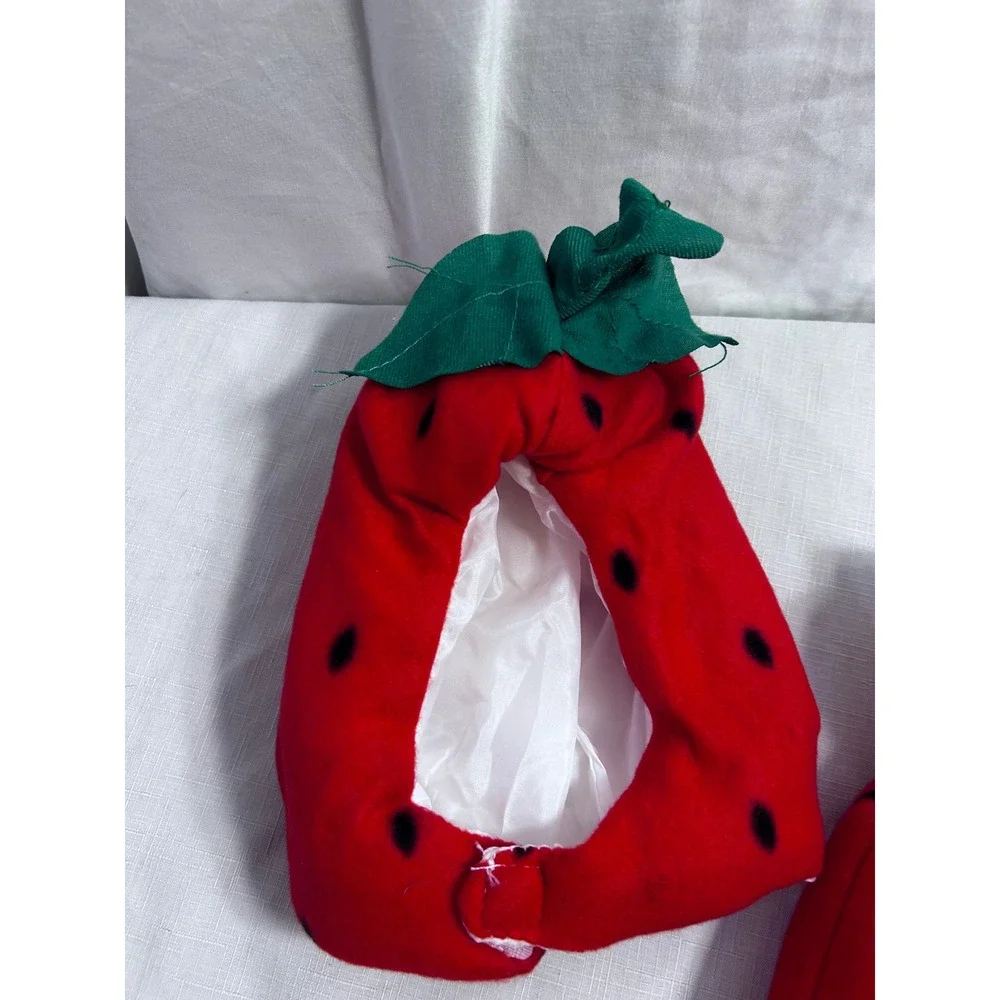 Rubies II Strawberry Costume Infant Red Berry Cute Plush 2pc Set Kids